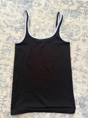 Athleta Women’s Black Tank Top with White Trim